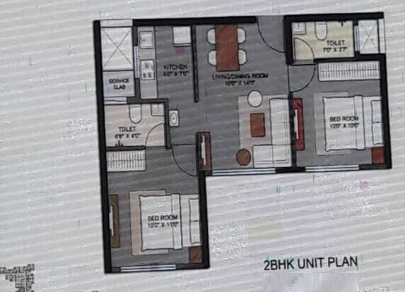  2 BHK Apartment at Omkar Signet, Malad East – for Rent