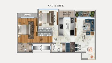  2 BHK Apartment at Origin Rock Highland, Kandivali West – for Sale