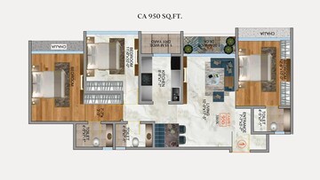  3 BHK Apartment at Origin Rock Highland, Kandivali West – for Sale