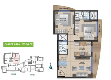  2 BHK Apartment at Ossia Prem Ratan, Prem Nagar – for Sale