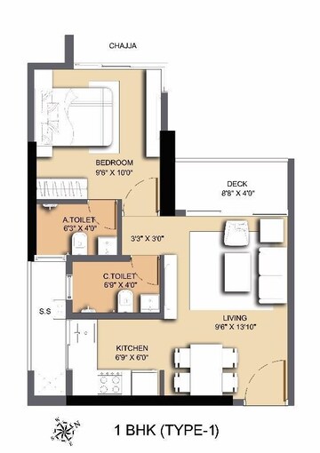  1 BHK Apartment at Paradigm 71 Midtown, Chembur – for Sale