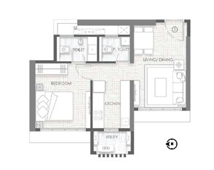  1 BHK Apartment at Paradigm Alaya, Oshiwara – for Sale