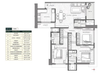  3 BHK Apartment at Paradigm Anantaara, Shimpoli – for Sale