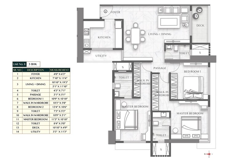 Other, paradigm-anantaara 3 Bedroom 1133 Sq.Ft. Apartment In Shimpoli Mumbai 9386669