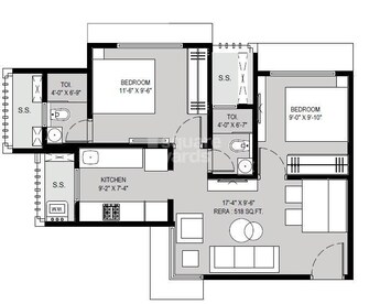 2 BHK Apartment For Resale in Paradigm Antalya Oshiwara Mumbai  6602920