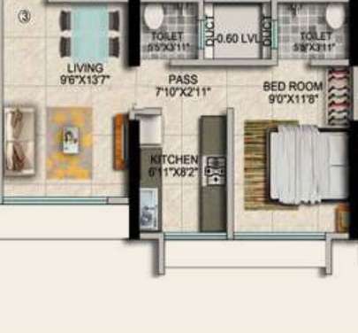 paradigm ariana residency apartment 1 bhk 380sqft 20201115121155