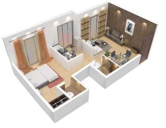 1 BHK Apartment For Resale in Paradigm Ariana Residency Devi Pada Mumbai  6777165