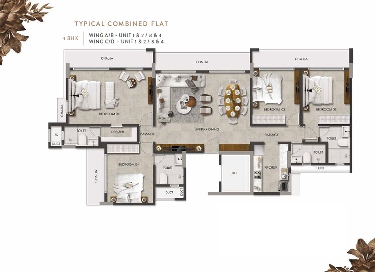 Other, paradigm-artteza 4 Bedroom 1350 Sq.Ft. Apartment In Santacruz West Mumbai 8967385