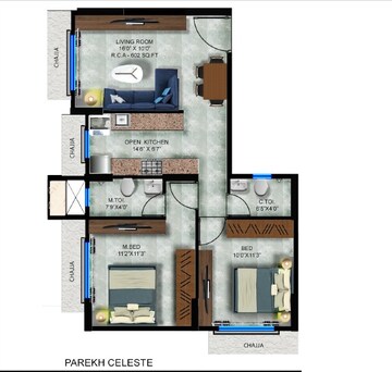  2 BHK Apartment at Parekh Celeste, Goregaon West – for Sale
