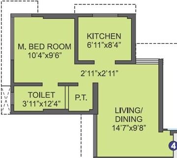  1 BHK Apartment at Parijat Hill View, Borivali East – for Sale
