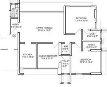  3 BHK Apartment at Parinee Adney, Borivali West – for Sale