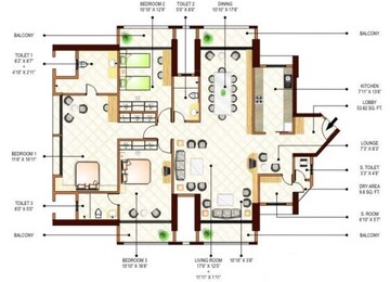  3 BHK Apartment at Peninsula Ashok Towers, Parel – for Sale
