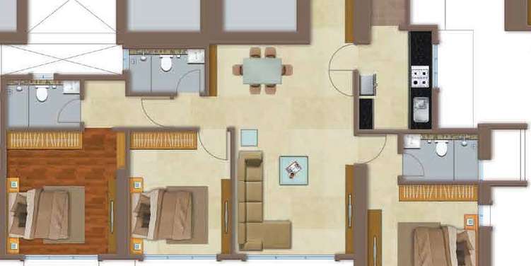 peninsula celestia spaces apartment 3 bhk 1207sqft 20205225165247