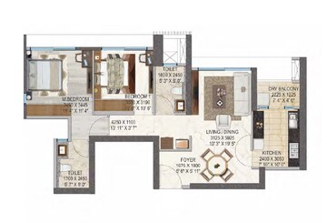  2 BHK Apartment at Peninsula Salsette 27, Byculla – for Rent