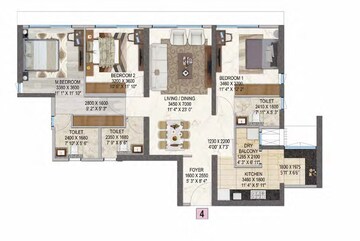  3 BHK Apartment at Peninsula Salsette 27, Byculla – for Sale