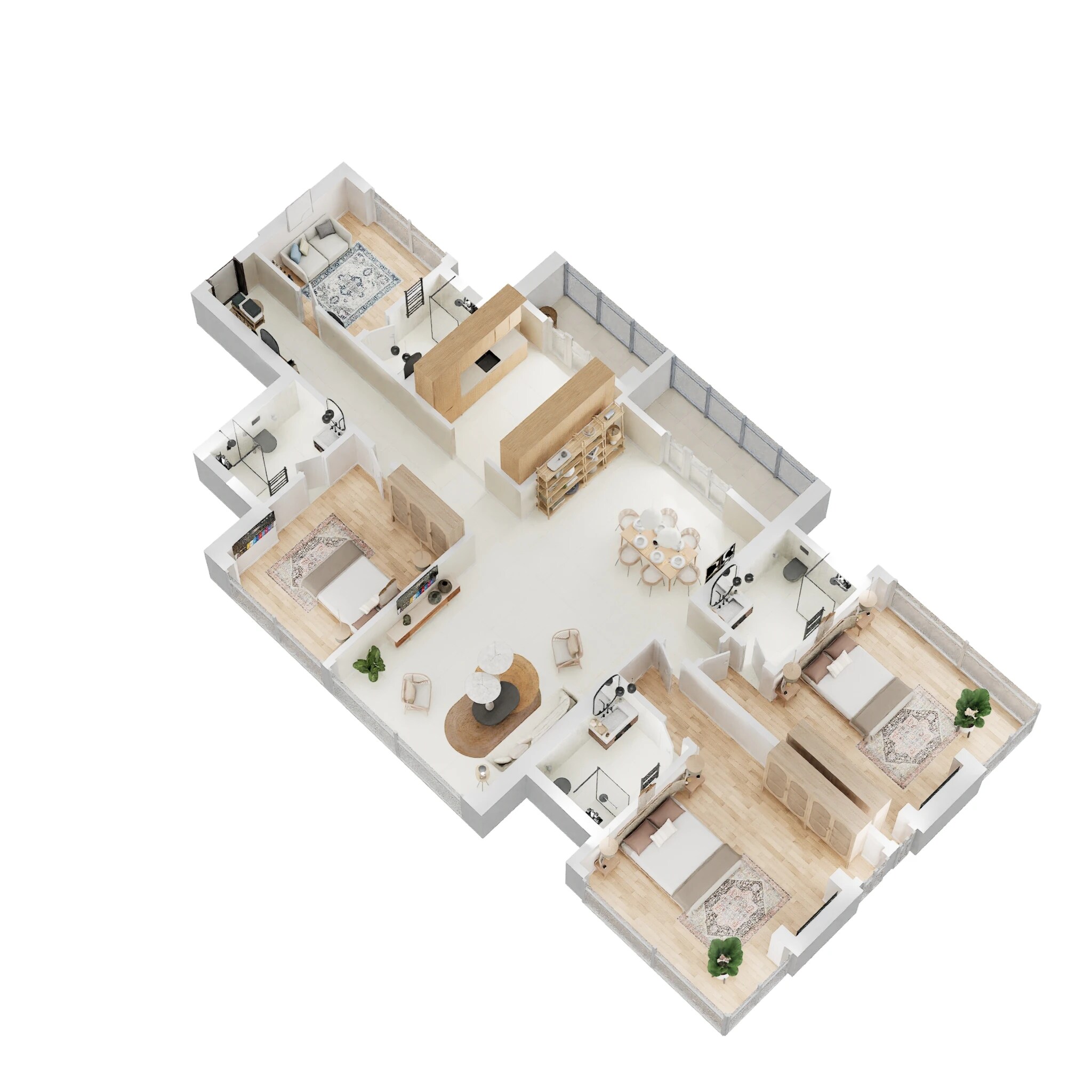 3 BHK 920 Sq. Ft. Apartment