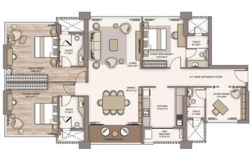  3 BHK Apartment at Piramal Aranya, Reay Road – for Rent
