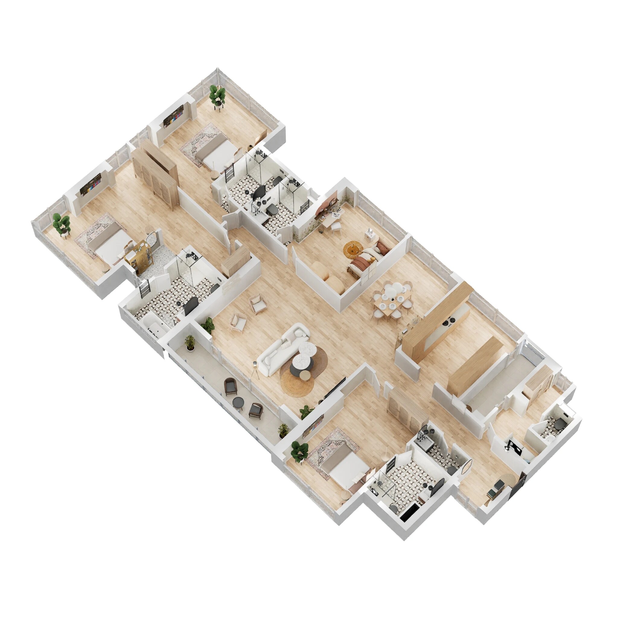 4 BHK 2850 Sq. Ft. Apartment