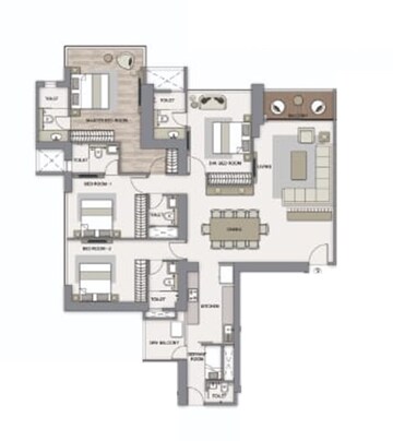  4 BHK Apartment at Piramal Mahalaxmi, Mahalaxmi – for Sale