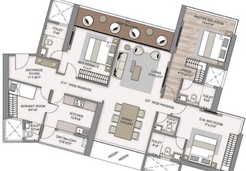 3 BHK Apartment at Piramal Mahalaxmi North Tower, Mahalaxmi – for Sale