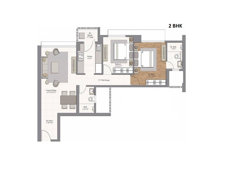 Other, piramal-revanta 2 Bedroom 855 Sq.Ft. Apartment In Mulund West Mumbai 9278598