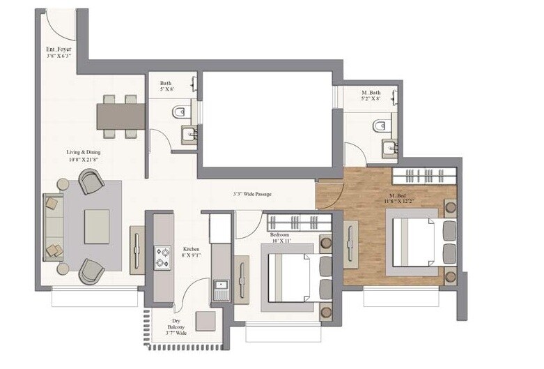 Other, piramal-revanta-tower-2 2 Bedroom 770 Sq.Ft. Apartment In Mulund West Mumbai 9695515