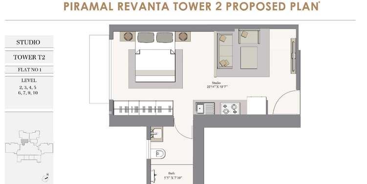 piramal revanta tower 2 studio  312sqft 20200831130849