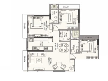  3 BHK Apartment at Poonam Vaishno Heights, Malad East – for Sale