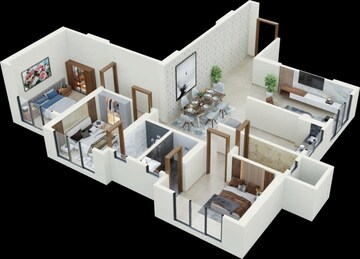  3 BHK Apartment at Pragati Icon Ghatkopar, Ghatkopar East – for Rent