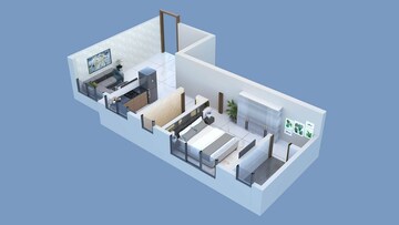  1 BHK Apartment at Pragati Revanta, Naidu Colony – for Rent