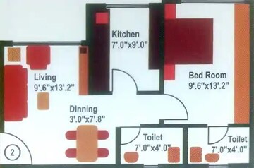  1 BHK Apartment at Prathana Acharya Ashram, Vazira – for Sale
