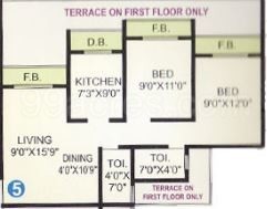 pratik gardens apartment 2bhk 529sqft61