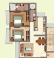 Prem Chitralekha 2 BHK Layout