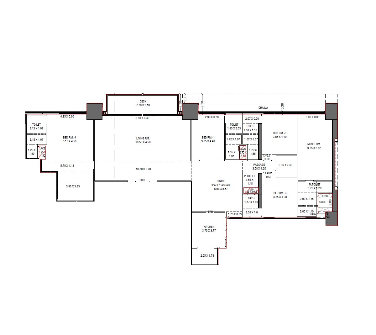 Other, prestige-ocean-towers 5 Bedroom 3527 Sq.Ft. Apartment In Marine Lines Mumbai 9509151