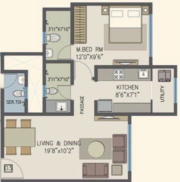  1 BHK Apartment at Pride Panorama Mumbai, Sakinaka – for Sale