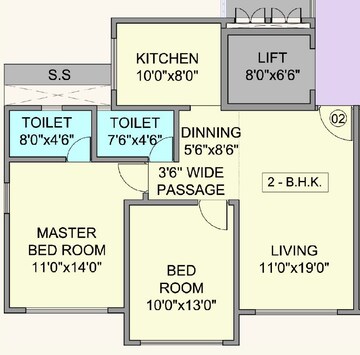  2 BHK Apartment at Pride Park Royale, Andheri East – for Rent
