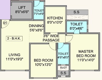 2 BHK Apartment For Resale in Pride Park Royale Andheri East Mumbai  7992736