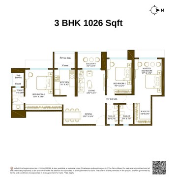  3 BHK Apartment at Promesa Fremont, Parel – for Sale