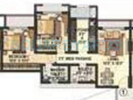 2 BHK 1103 Sq. Ft. Apartment