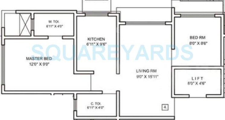 Other, raj-corp-rameshwaram-apartment 2 Bedroom 850 Sq.Ft. Apartment In Dahisar East Mumbai 9363029