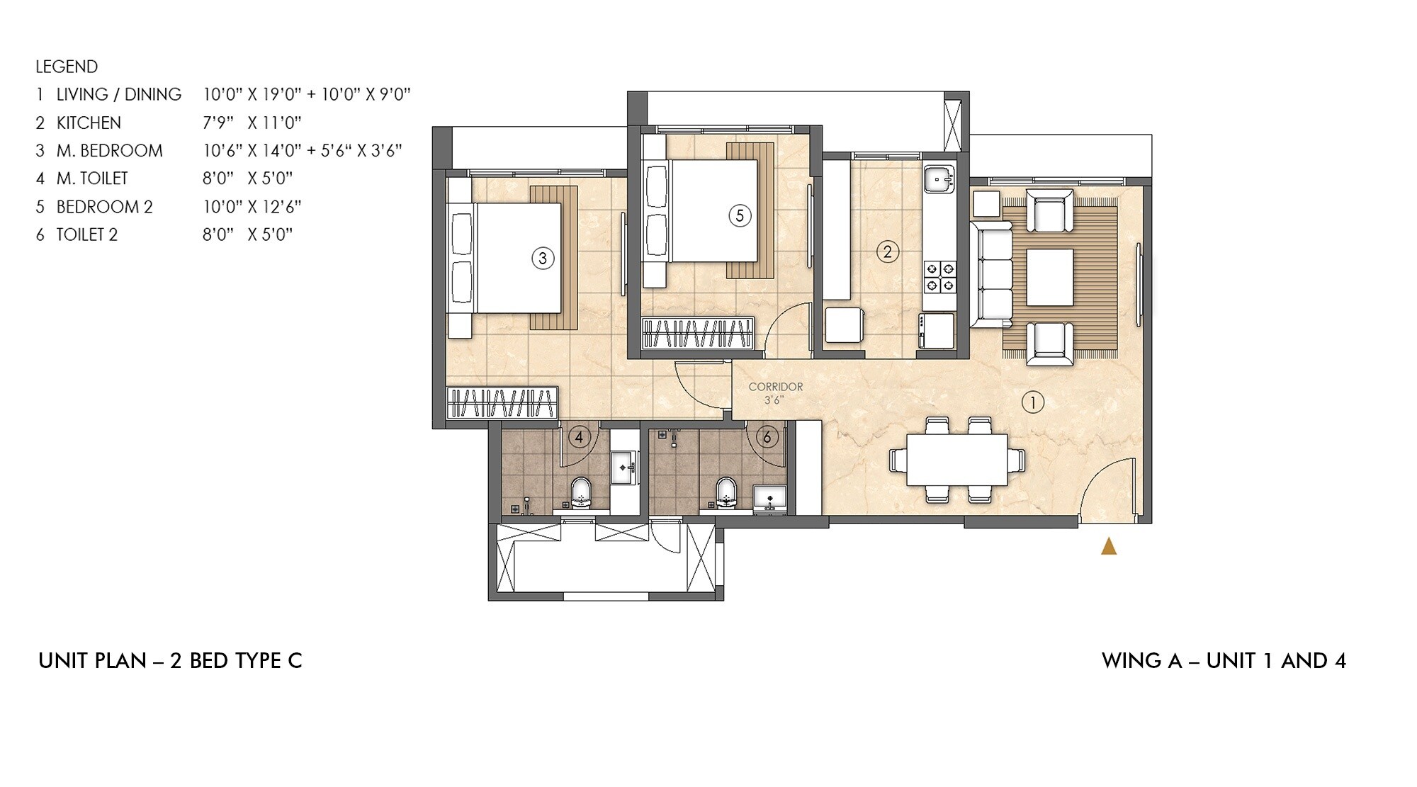  2 BHK Apartment at Rajesh Raj Infinia, Malad West – for Rent