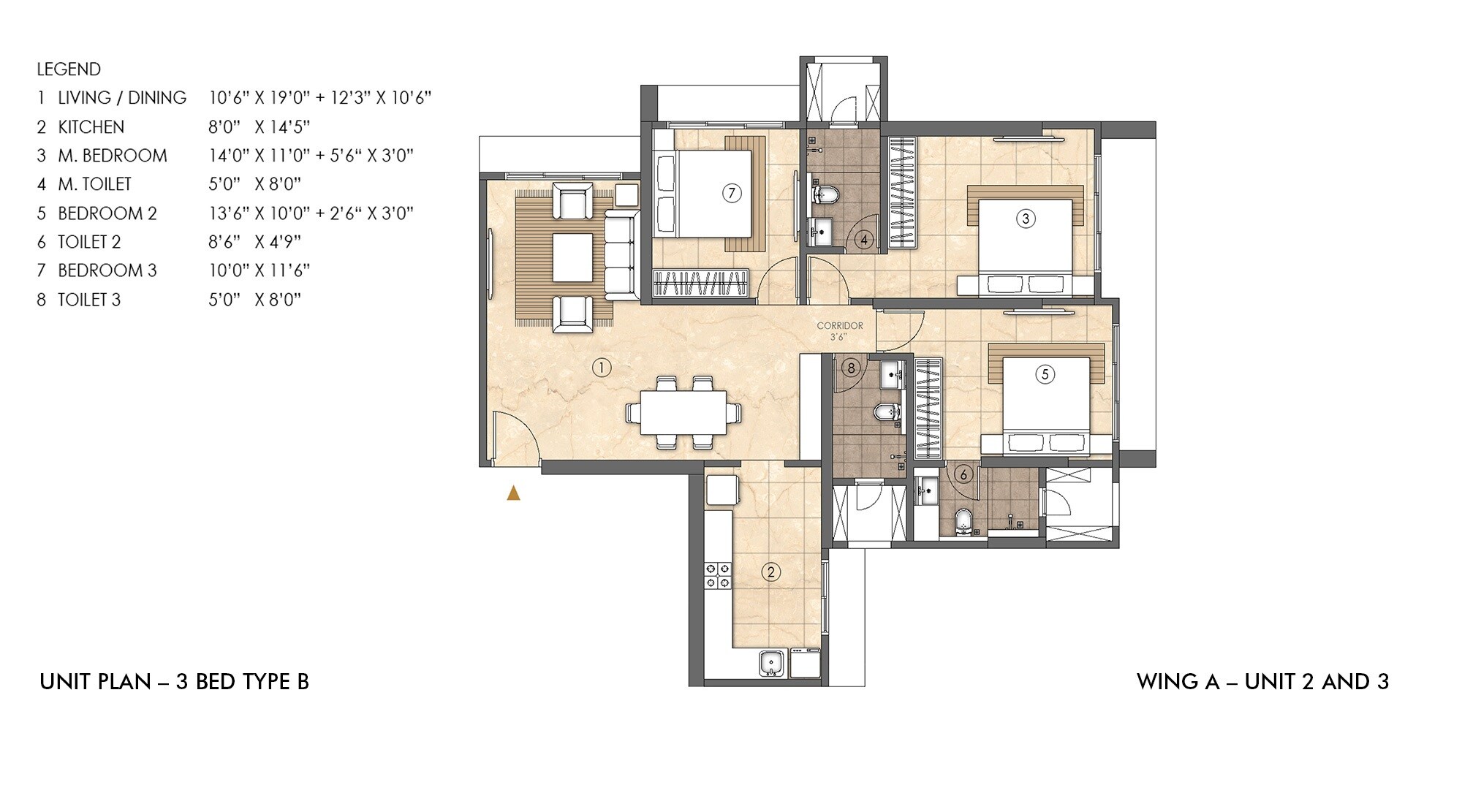  3 BHK Apartment at Rajesh Raj Infinia, Malad West – for Sale