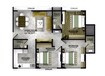 Ramdev Hari Tara Heights 3 BHK Layout