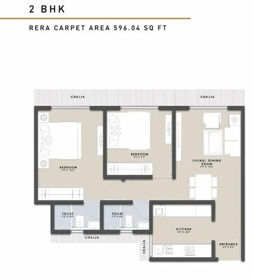  2 BHK Apartment at Raunak Centrum, Sion East – for Sale