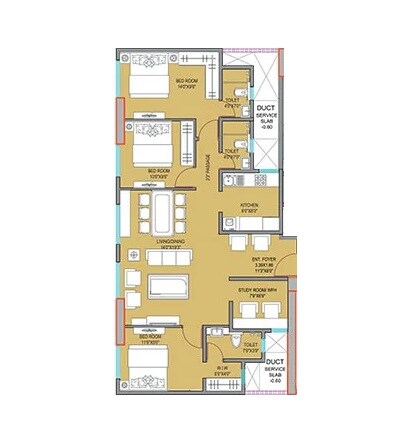 Other, raunak-centrum 3 Bedroom 992 Sq.Ft. Apartment In Sion Mumbai 7921819