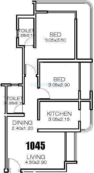 ravi group gaurav iconic apartment 2bhk 1335sqft1