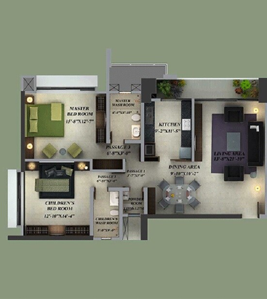 Other, redstone-saifee-park 2 Bedroom 1120 Sq.Ft. Apartment In Mazgaon Mumbai 7507834