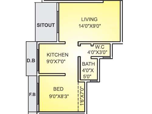 reliable utkarsh apartment 1 bhk 356sqft 20245609015636