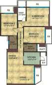 RNA Corp Exotica 3 BHK Layout