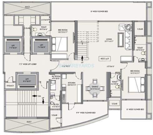 RNA Corp Mirage 2 BHK Layout